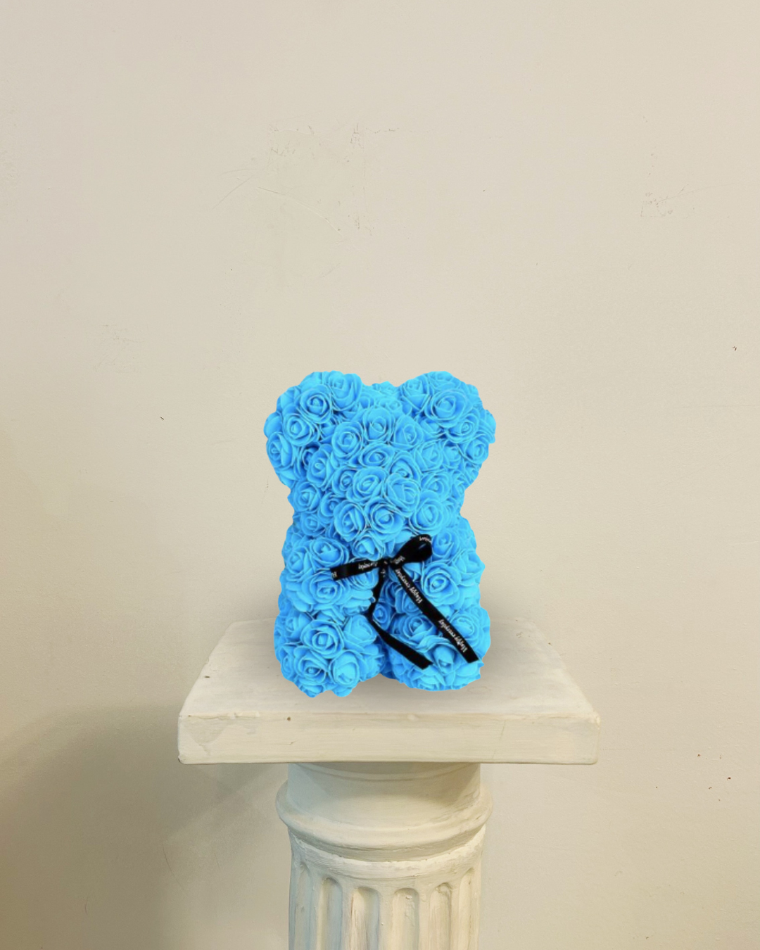 Osito de Rosas Azules 25cm