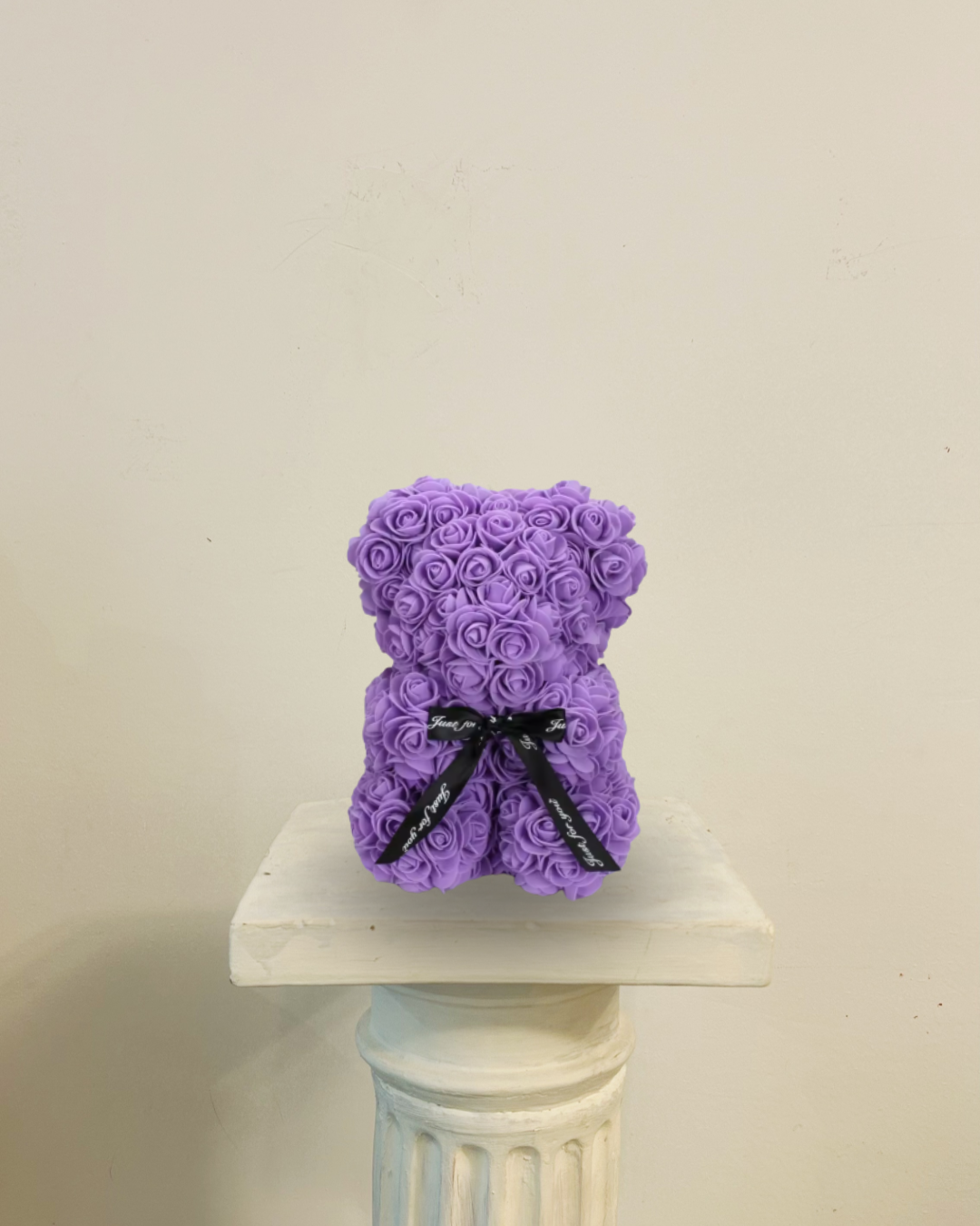 Osito de Rosas Lila 20cm