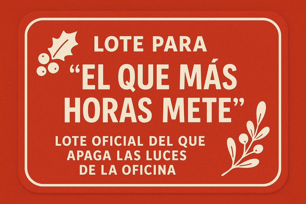 LOTE PARA "EL QUE MÁS HORAS METE"