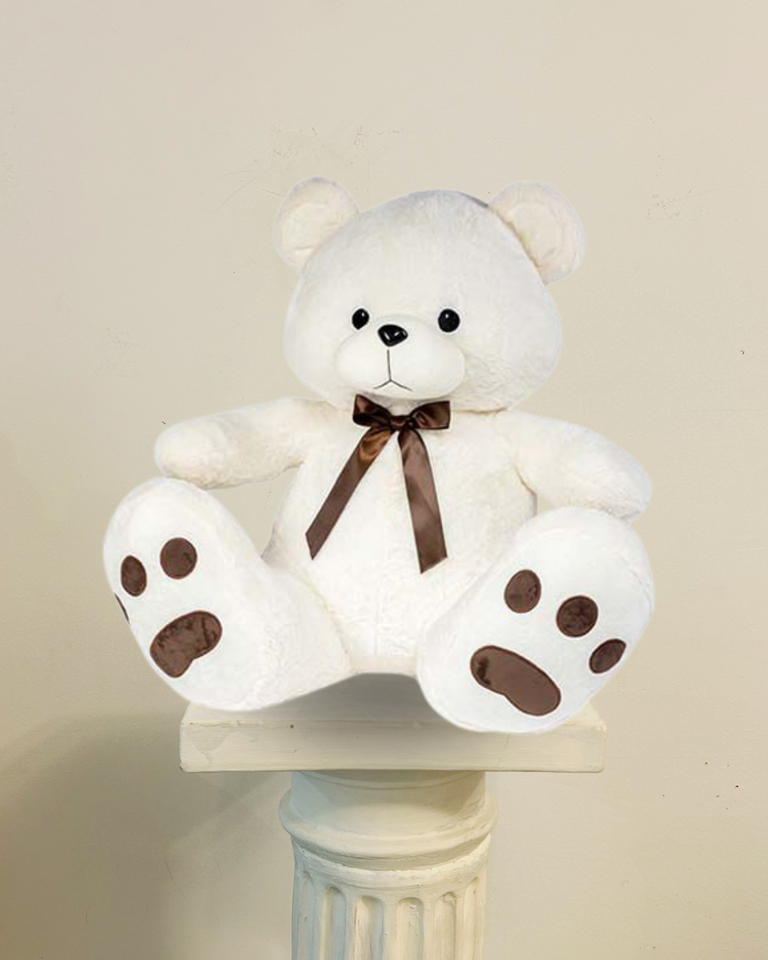 Osito Pies Grandes Blanco 45cm