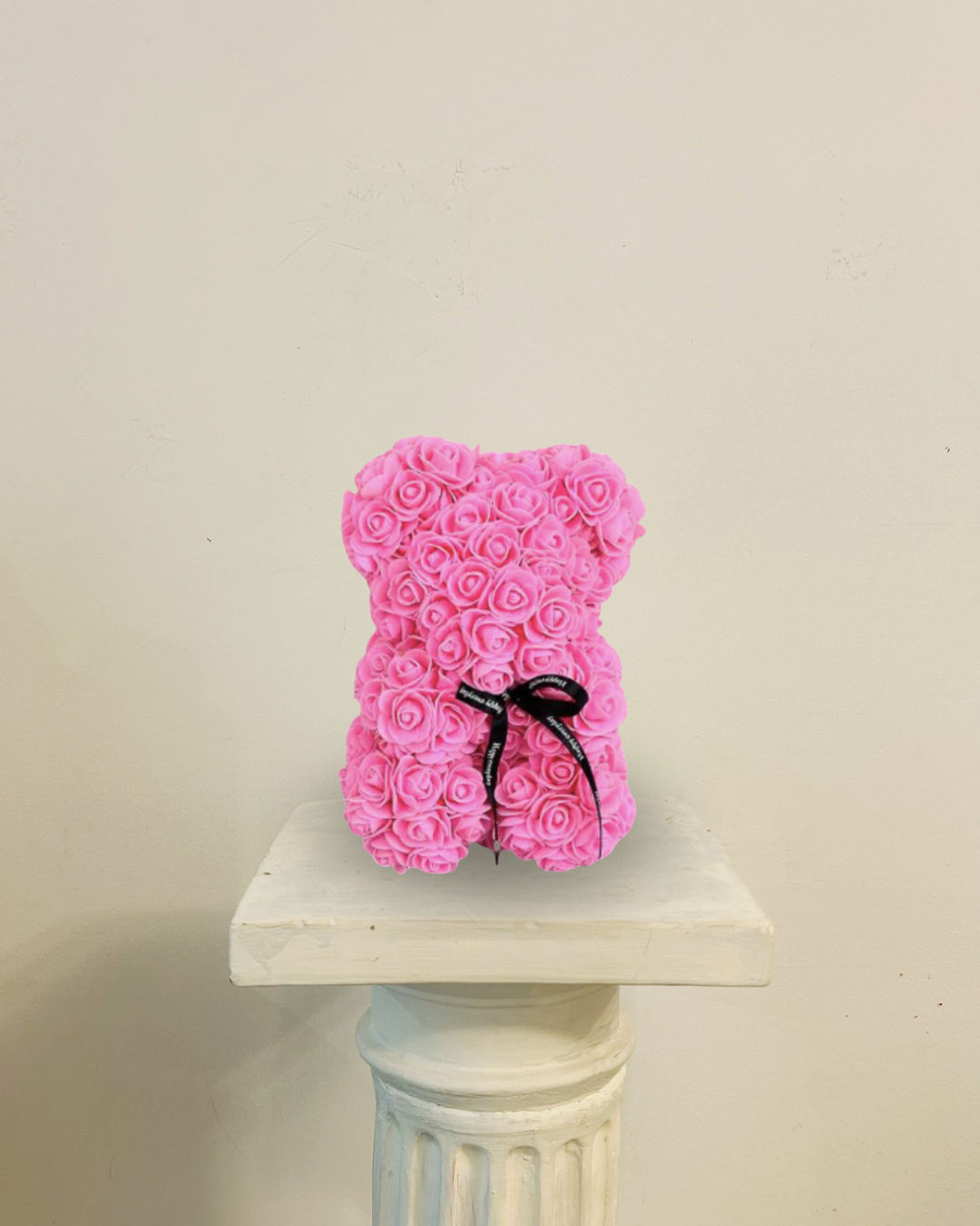 Osito de Rosas Rosa 25cm